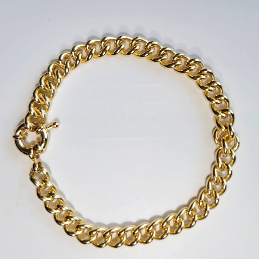 NEW Heavy Cuban Curb Link Chain Bracelet